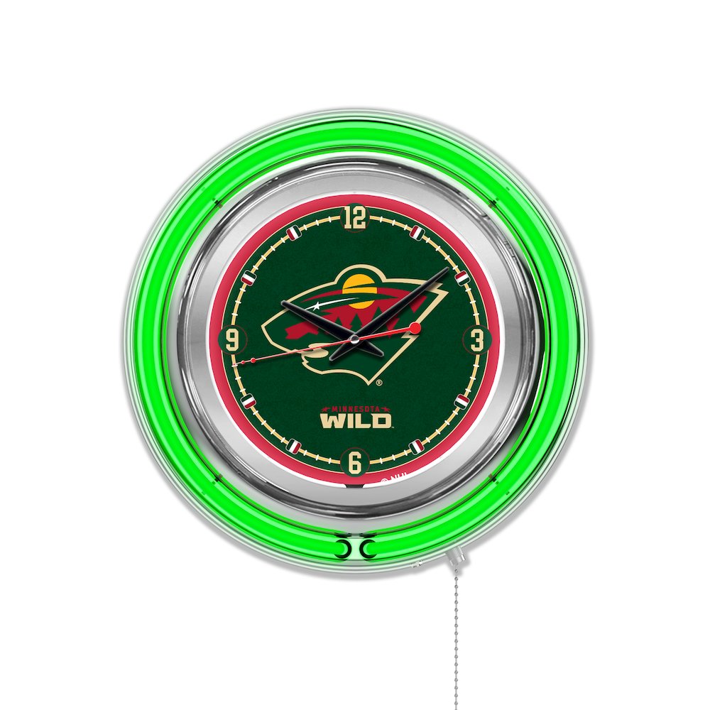 Minnesota Wild Neon Clock