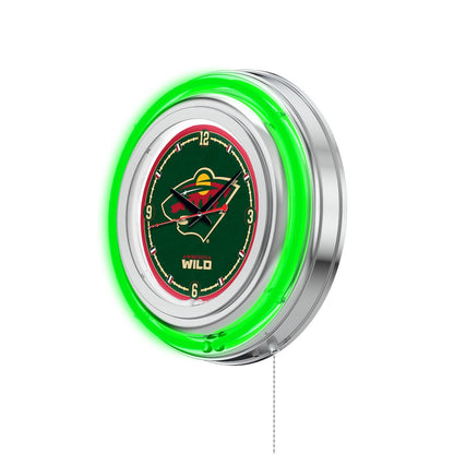 Minnesota Wild Neon Clock