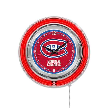 Montreal Canadiens Neon Clock