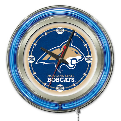 Montana State Neon Clock