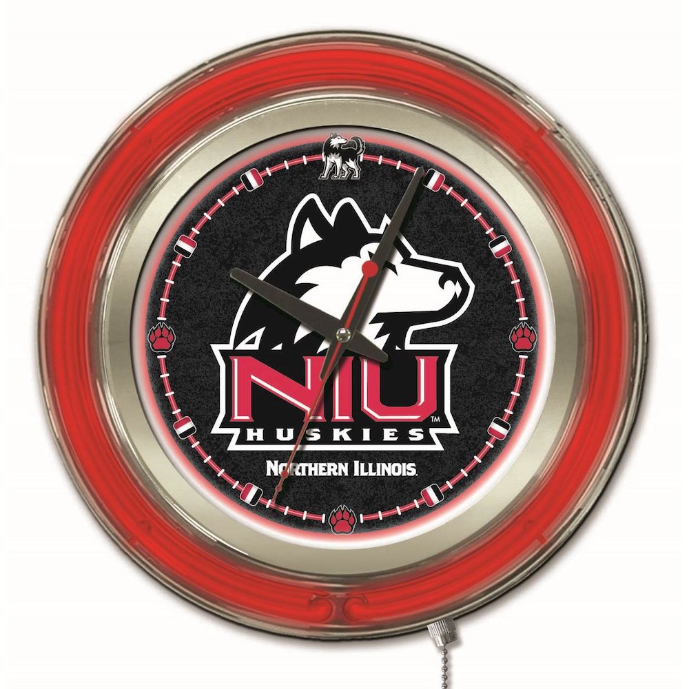 Northern Illinois Neon Clock