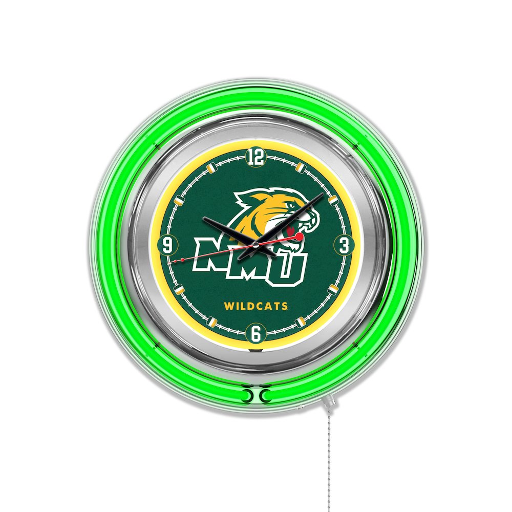 Northern Michigan Neon Clock