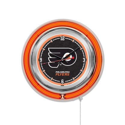 Philadelphia Flyers Neon Clock