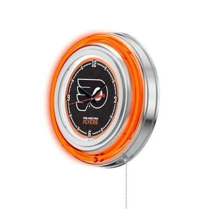 Philadelphia Flyers Neon Clock
