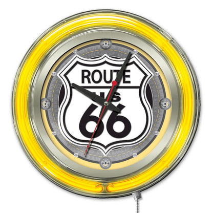 Route 66 Neon Clock