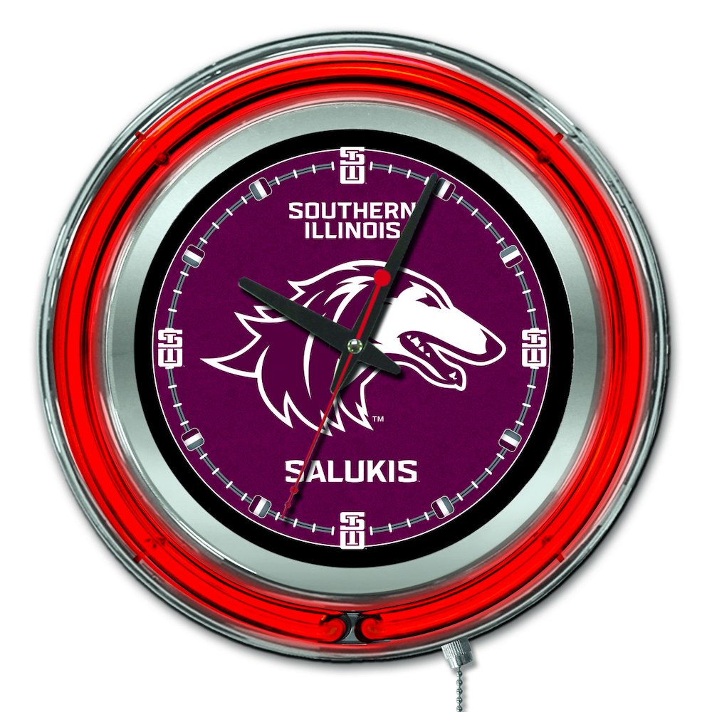 Southern Illinois Neon Clock