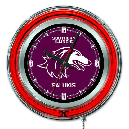 Southern Illinois Neon Clock