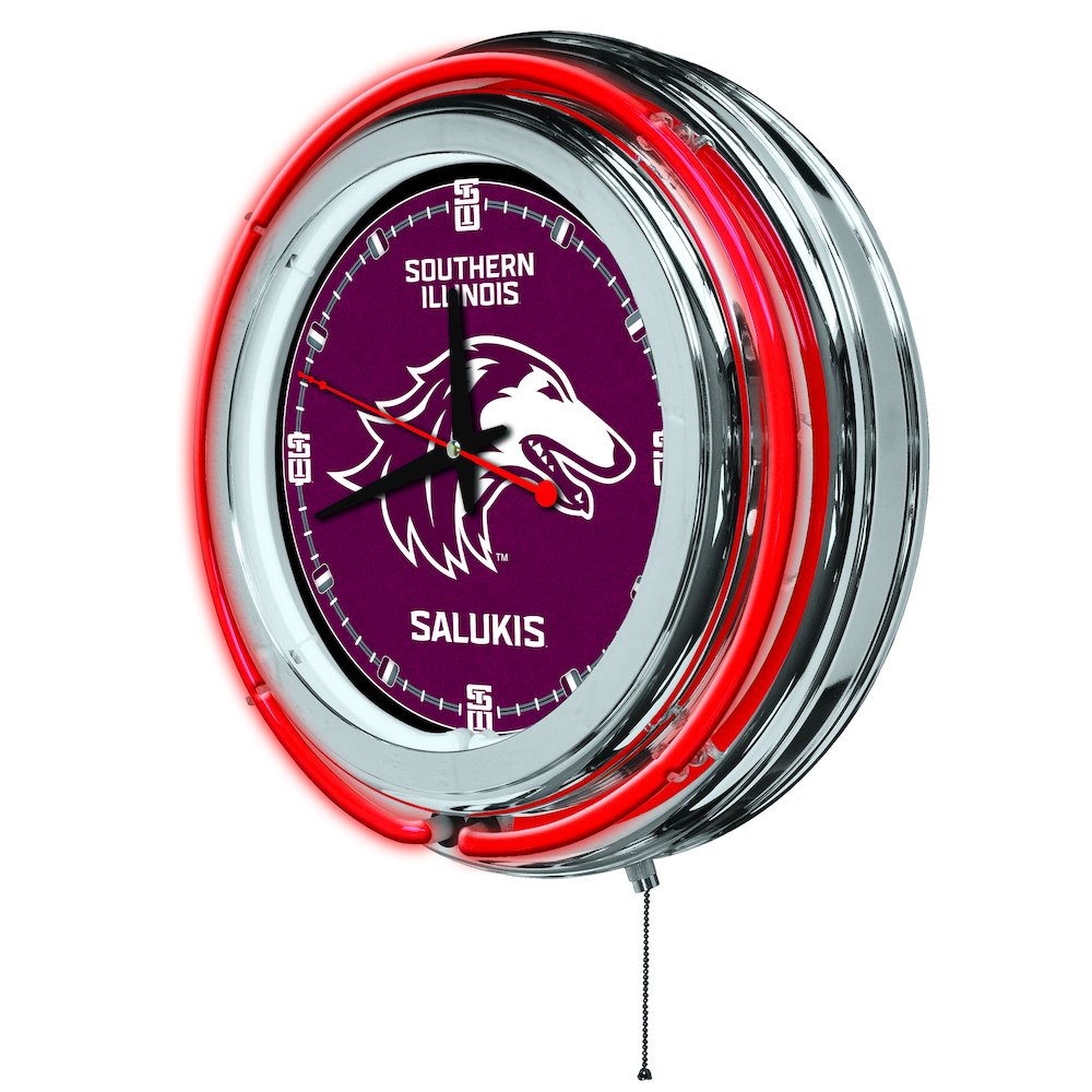 Southern Illinois Neon Clock