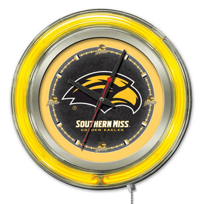 Southern Miss Neon Clock