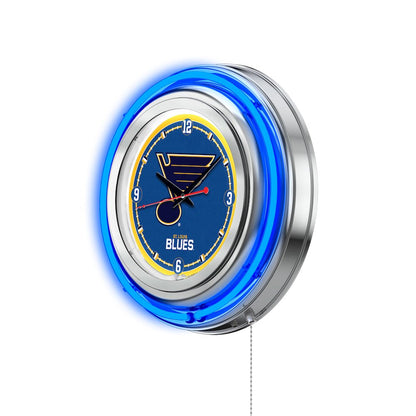 St Louis Blues Neon Clock