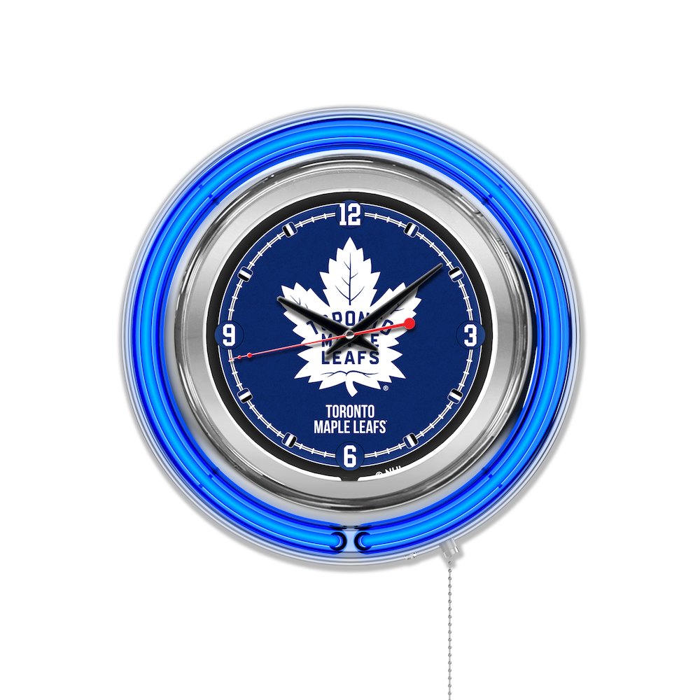 Toronto Maple Leafs Neon Clock