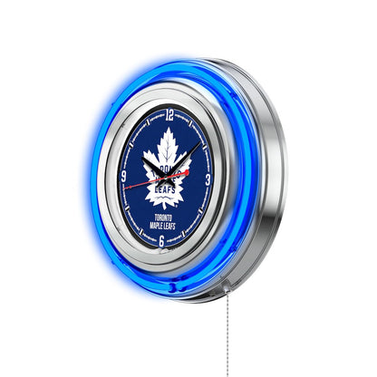 Toronto Maple Leafs Neon Clock