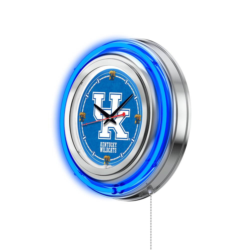 Kentucky "UK" Neon Clock
