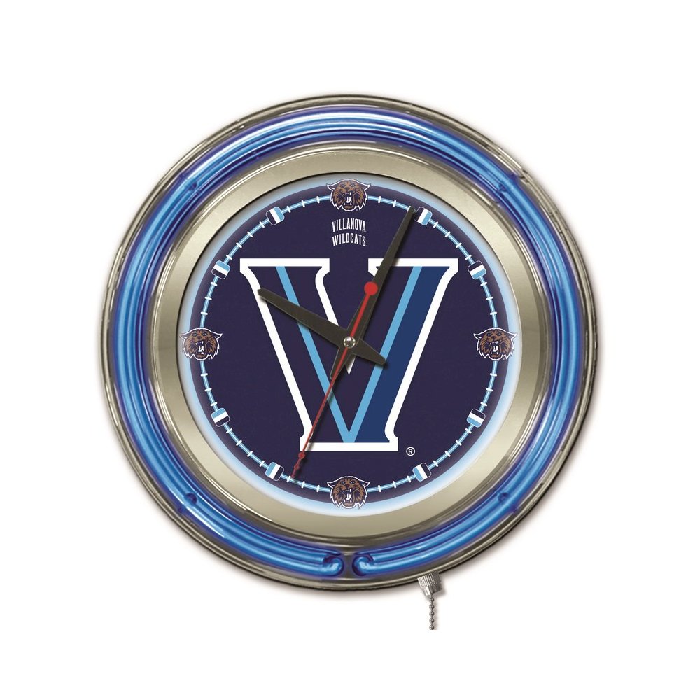 Villanova Neon Clock