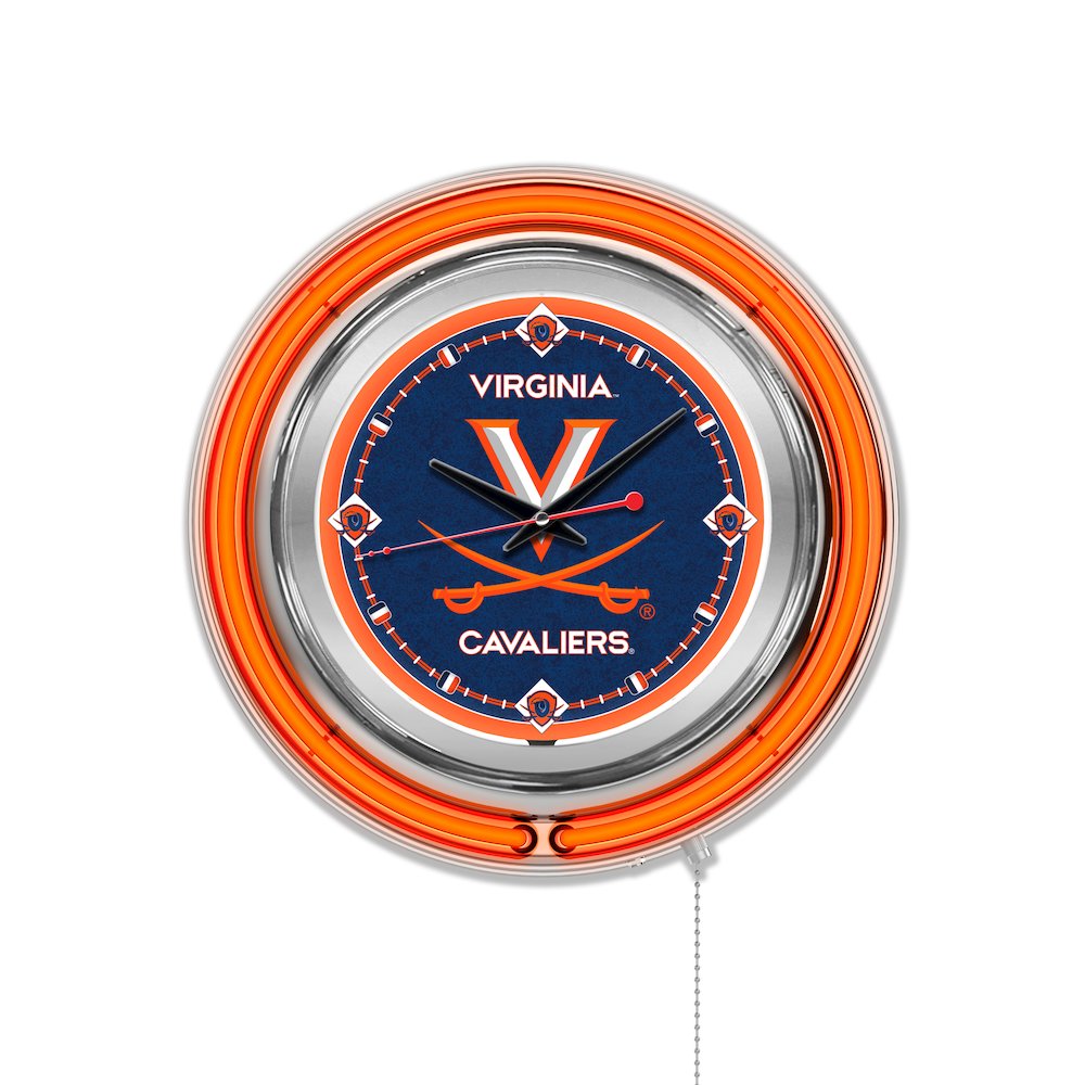 Virginia Neon Clock