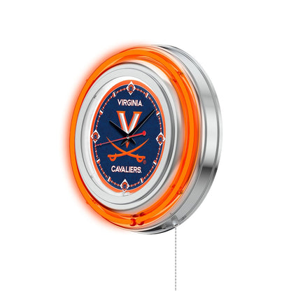 Virginia Neon Clock