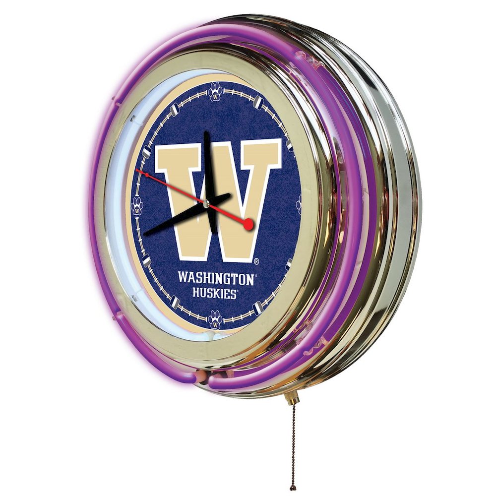 Washington Neon Clock