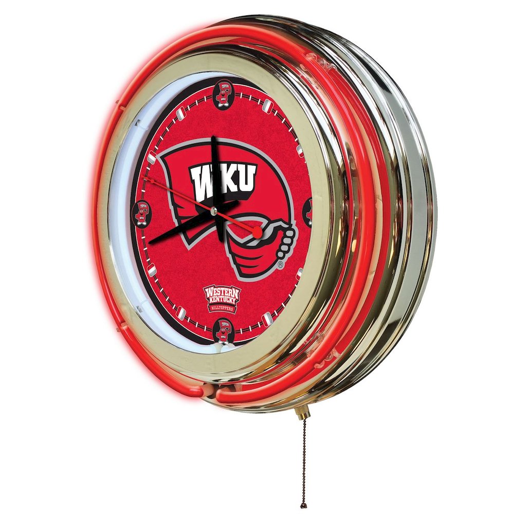 Western Kentucky Neon Clock
