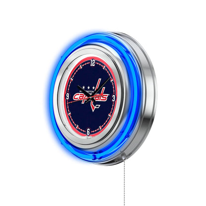 Washington Capitals Neon Clock