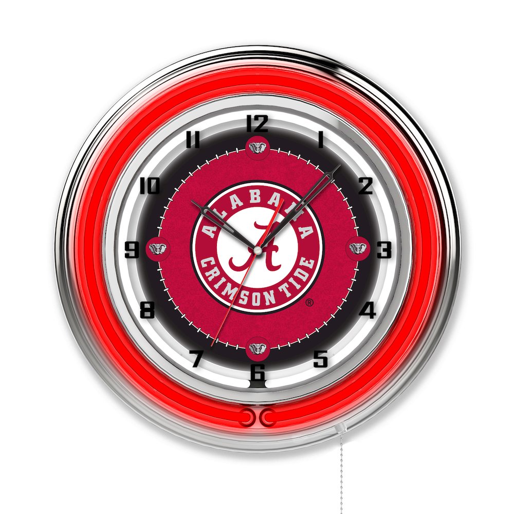 Alabama 19" Neon Clock