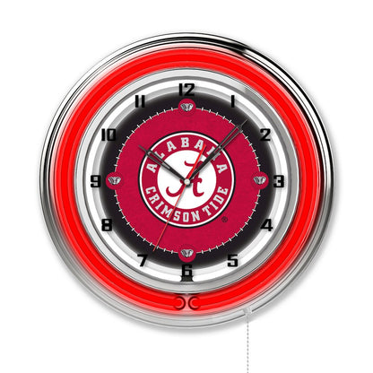 Alabama 19" Neon Clock