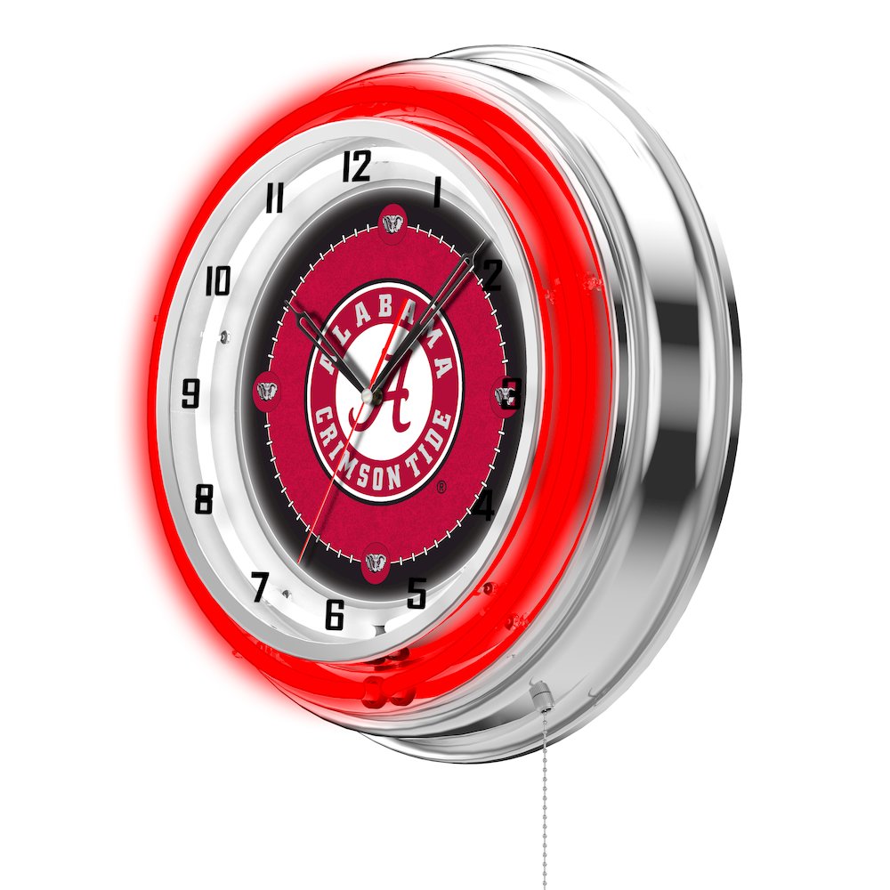 Alabama 19" Neon Clock