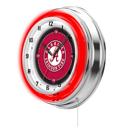 Alabama 19" Neon Clock