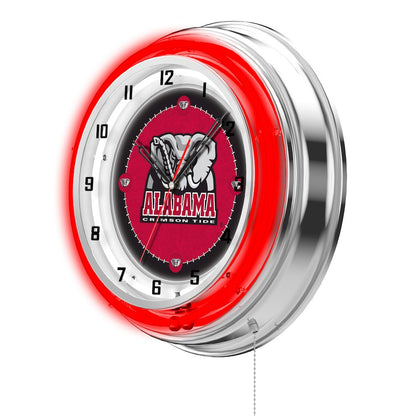 Alabama 19" Neon Clock