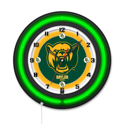 Baylor University 19" Double Neon Wall Clock
