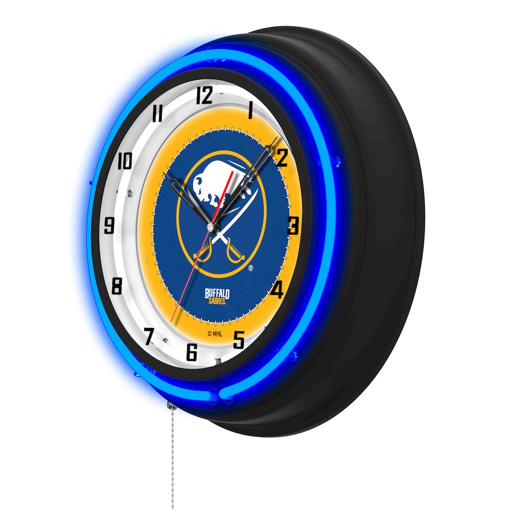 Buffalo  Sabres 19" Double Neon Wall Clock