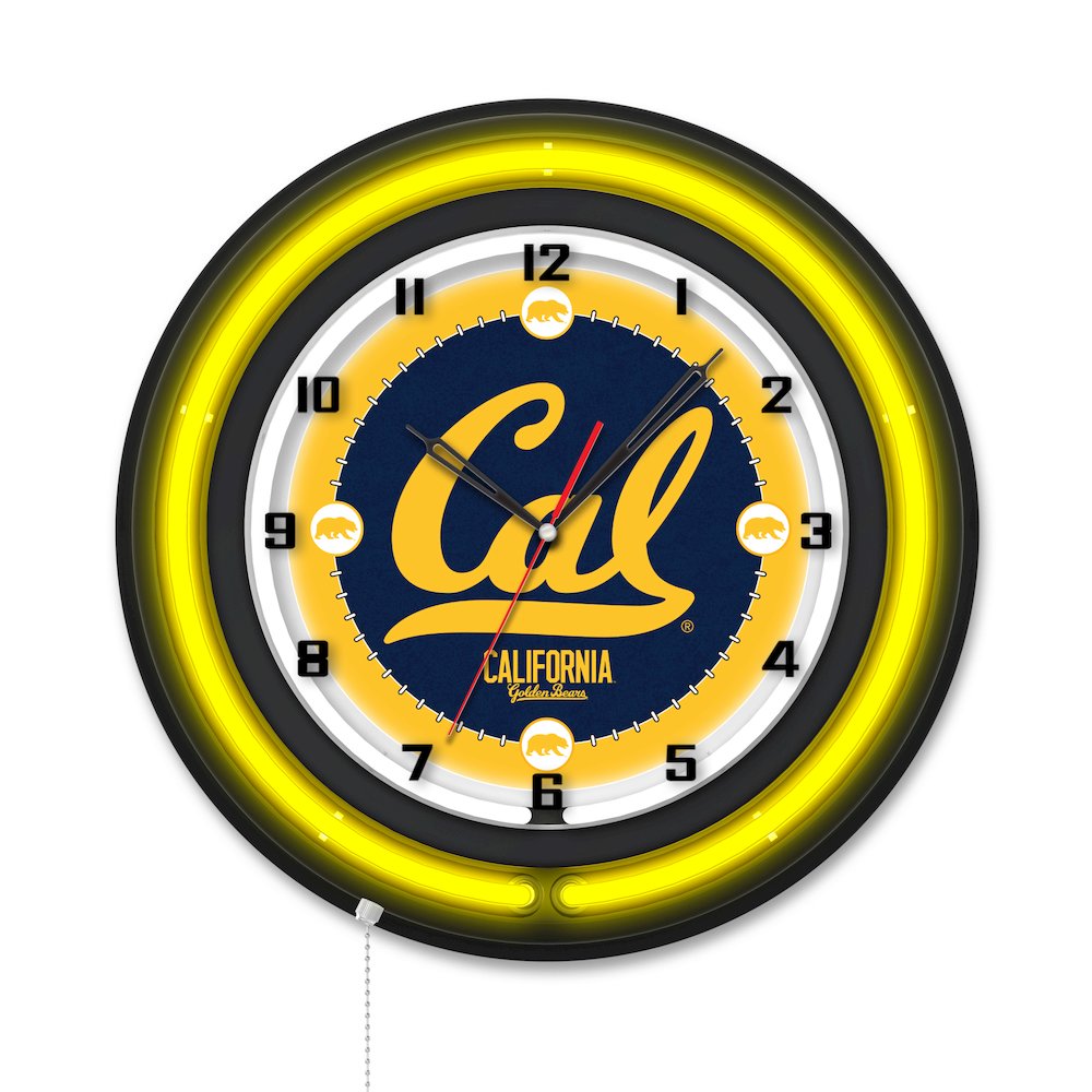 University of California 19" Double Neon Wall Clock
