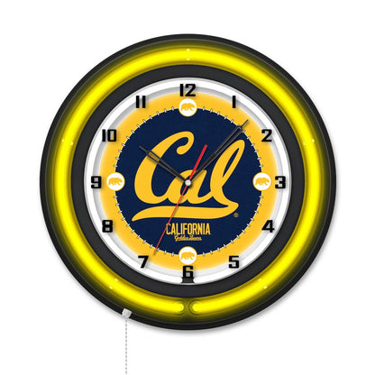 University of California 19" Double Neon Wall Clock