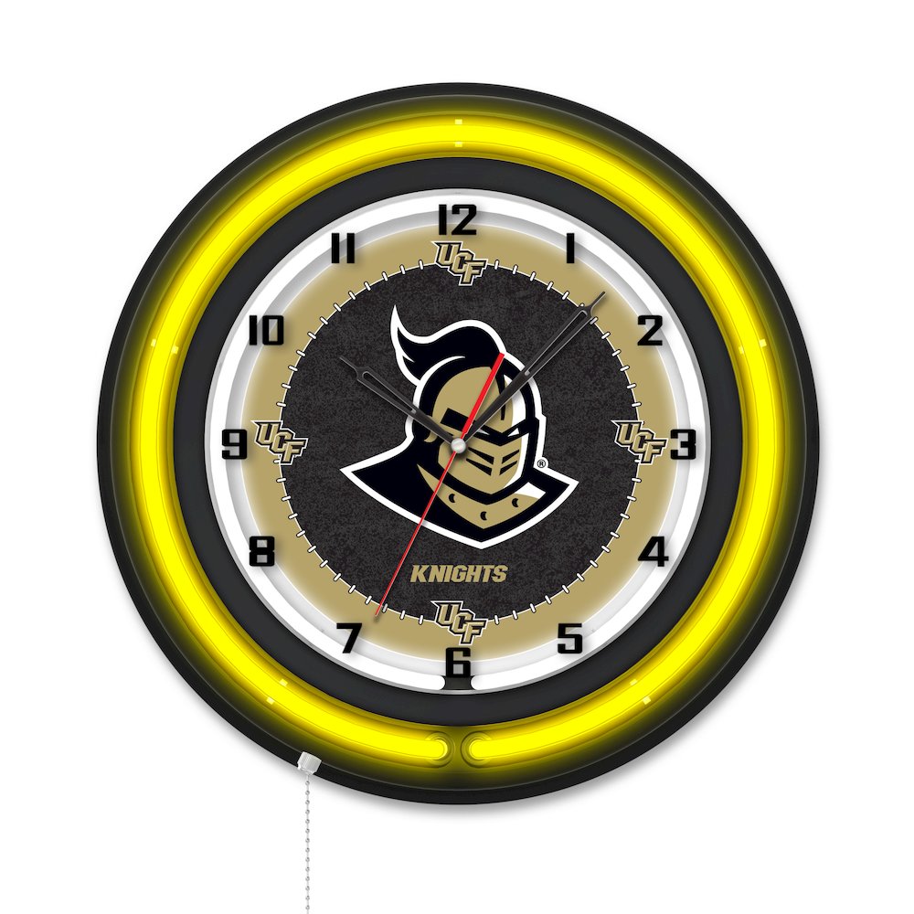 University of Central Florida 19" Double Neon Wall Clock