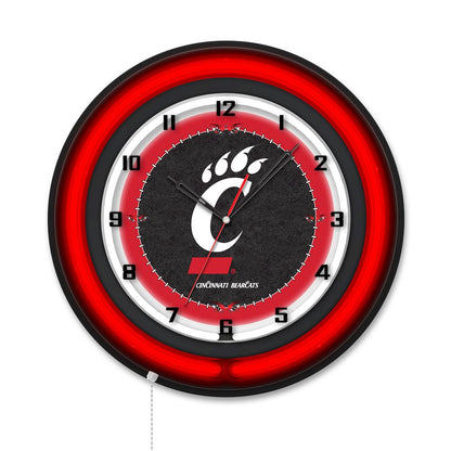 University of Cincinnati 19" Double Neon Wall Clock