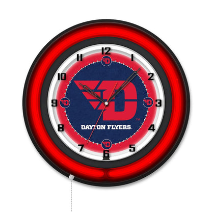 University of Dayton 19" Double Neon Wall Clock