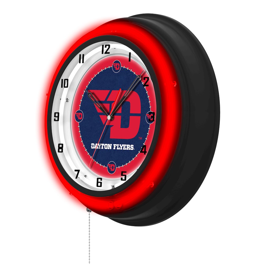 University of Dayton 19" Double Neon Wall Clock
