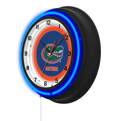 University of Florida 19" Double Neon Wall Clock