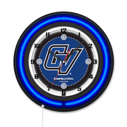 Grand Valley State University 19" Double Neon Wall Clock