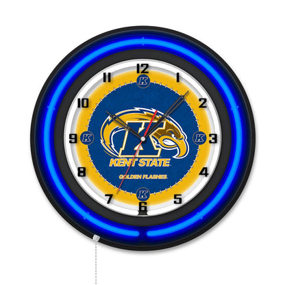 Kent State University 19" Double Neon Wall Clock