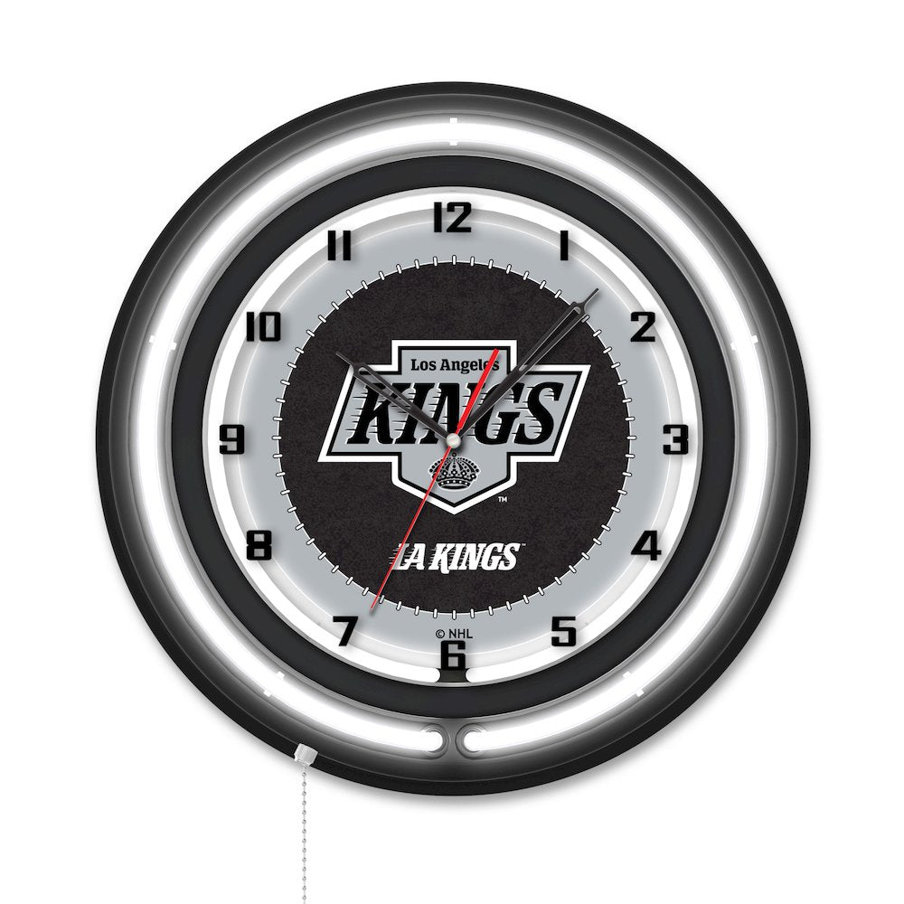 Los Angeles Kings 19" Double Neon Wall Clock