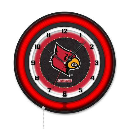 University of Louisville 19" Double Neon Wall Clock