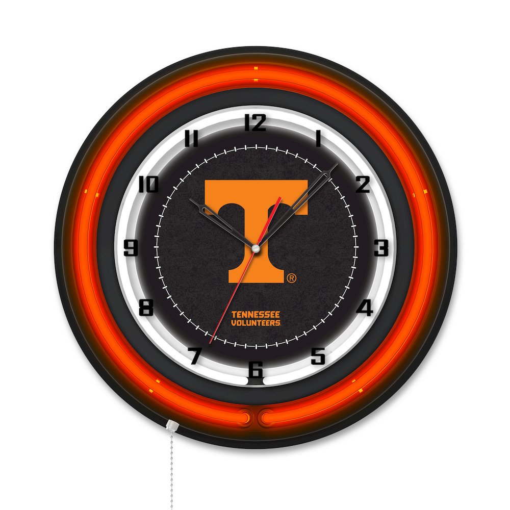 University of Tennessee 19" Double Neon Wall Clock