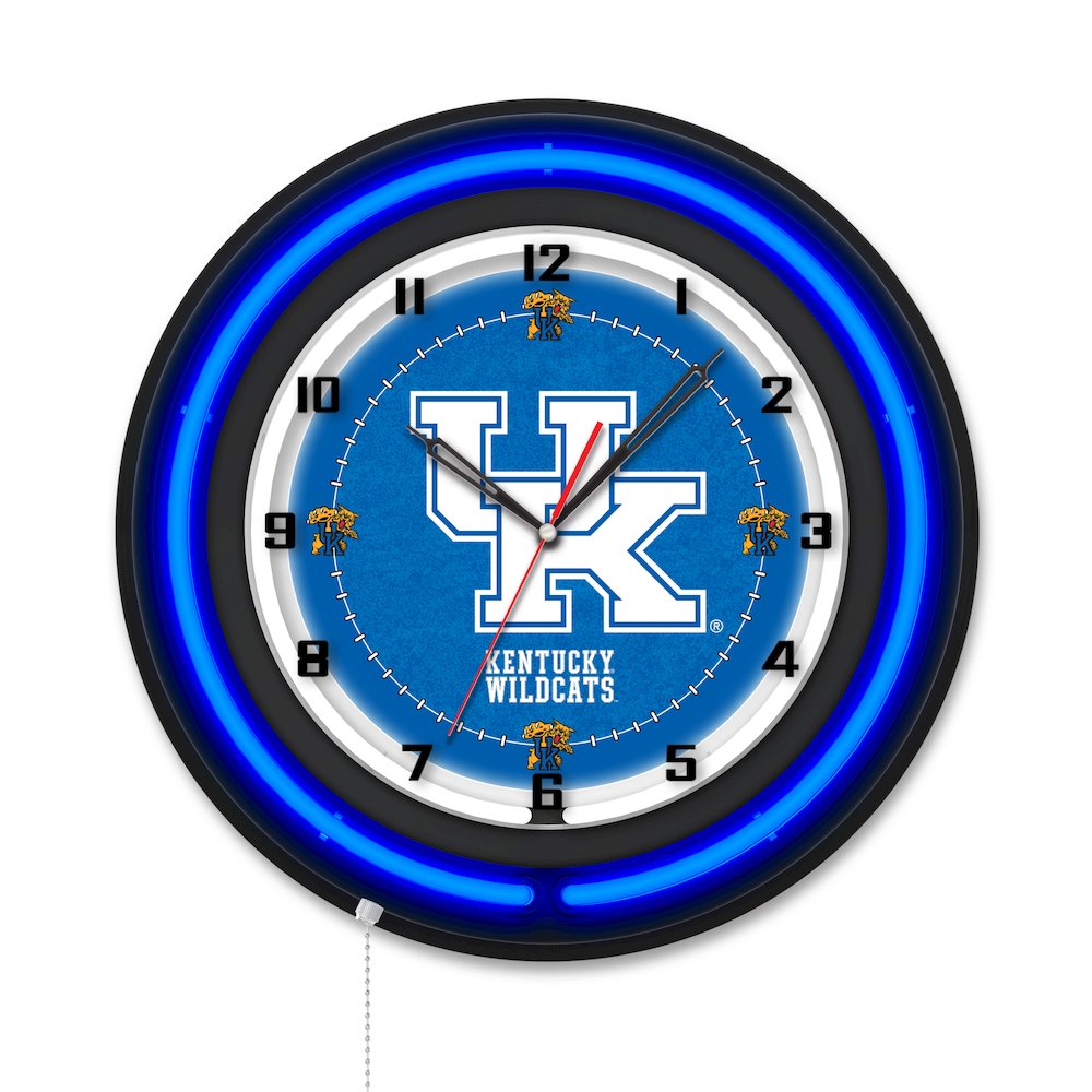 University of Kentucky (UK)  19" Double Neon Wall Clock
