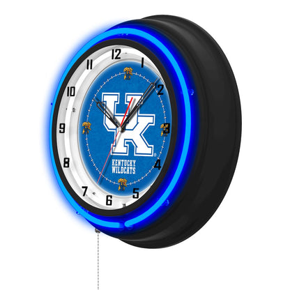 University of Kentucky (UK)  19" Double Neon Wall Clock