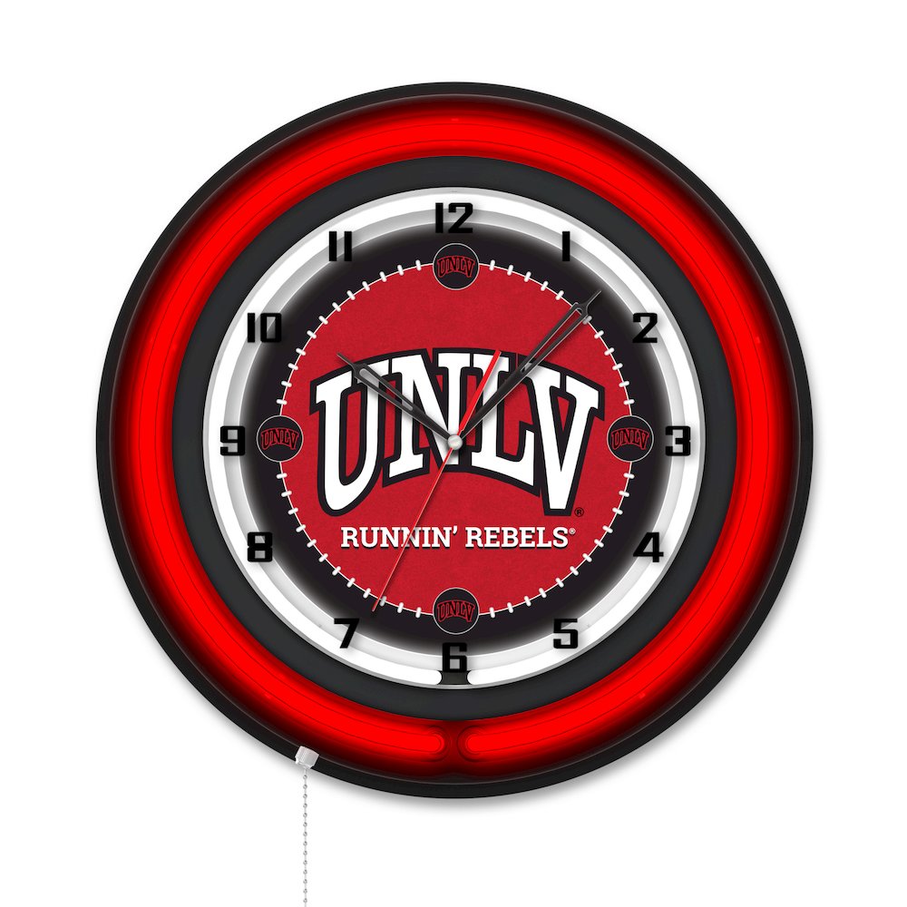 University of Nevada Las Vegas 19" Double Neon Wall Clock