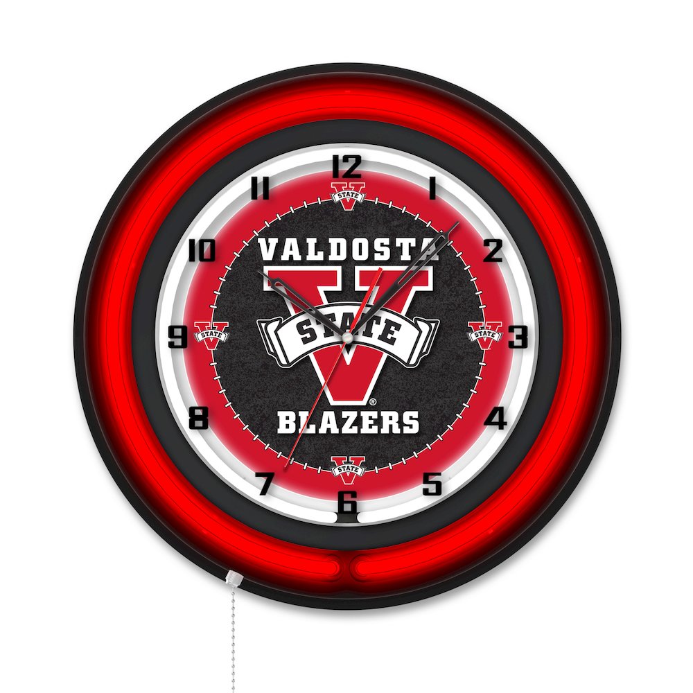 Valdosta State University 19" Double Neon Wall Clock