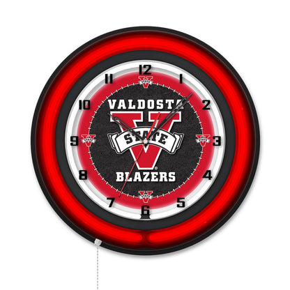 Valdosta State University 19" Double Neon Wall Clock