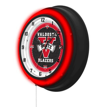 Valdosta State University 19" Double Neon Wall Clock
