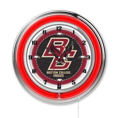 Boston College 19" Neon Clock
