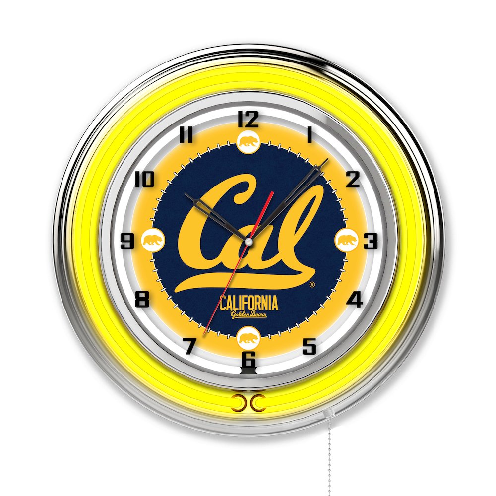 University of California 19" Neon Clock